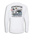 Men RIDE WITH THE WIND Performance Long Sleeve WHITE