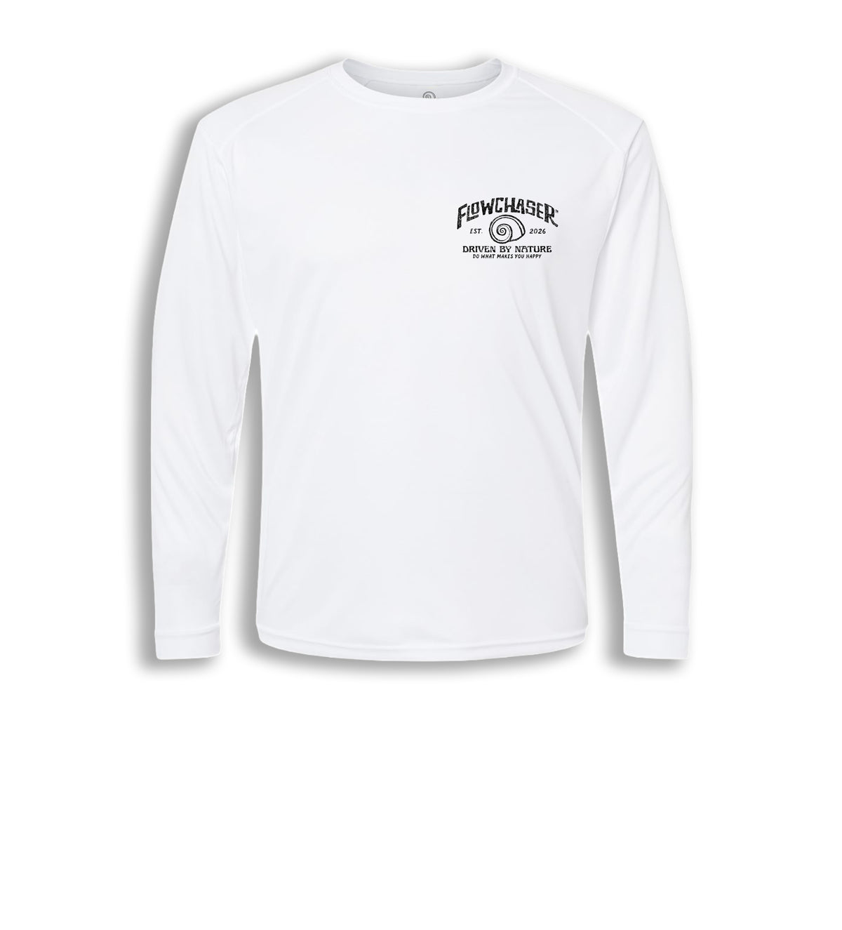 KIDS RIDE WITH THE WIND Performance Long Sleeve WHITE