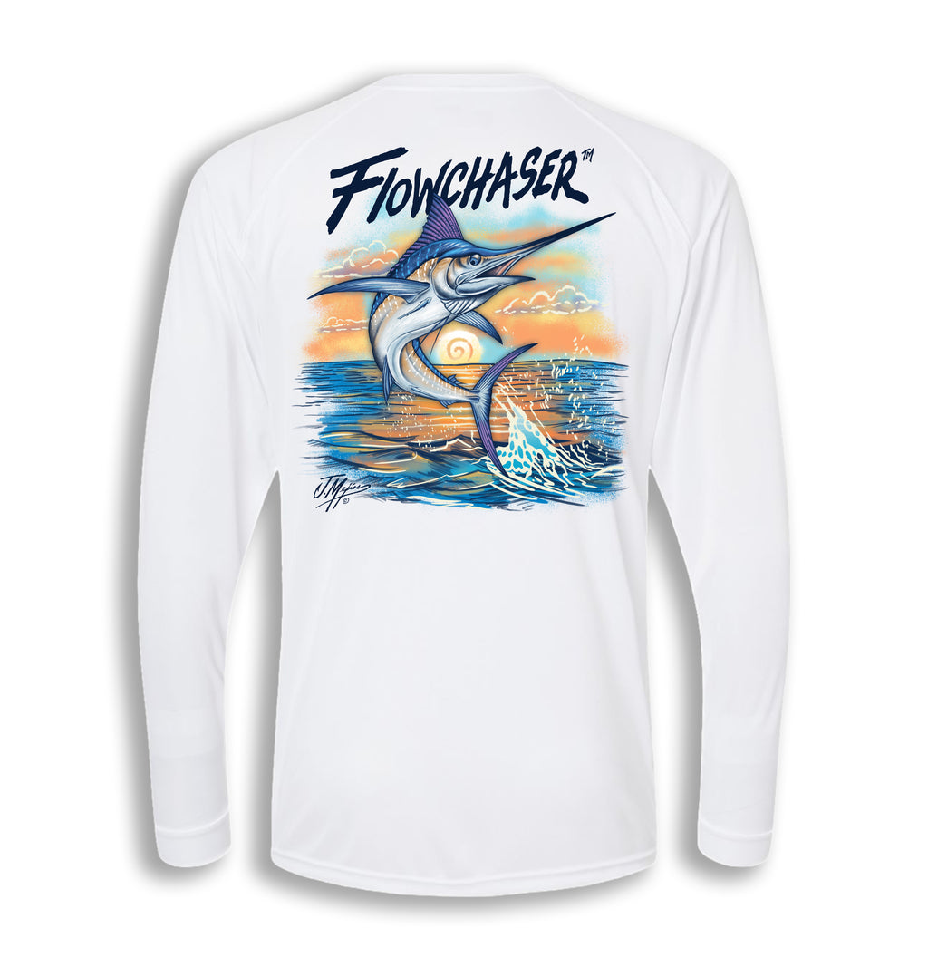 Men BE FREE Performance Long Sleeve WHITE